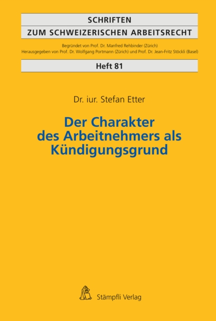 Der Charakter des Arbeitnehmers als Kündigungsgrund