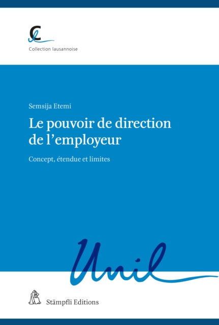 Le pouvoir de direction de l'employeur