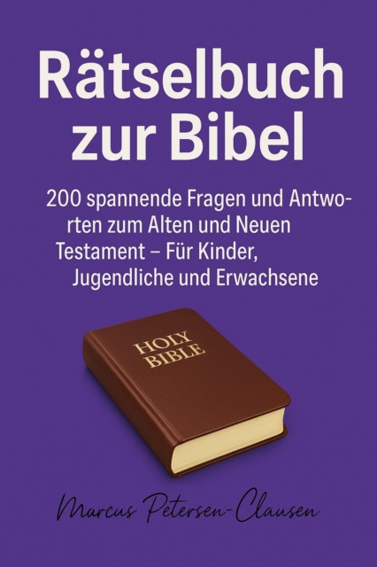 Rätselbuch zur Bibel