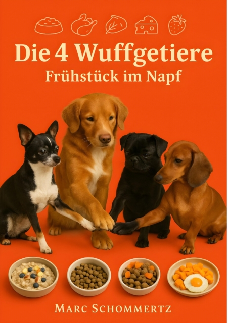 Die 4 Wuffgetiere - Frühstück im Napf