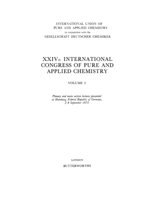 XXIVth International Congress of Pure and Applied Chemistry