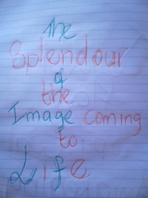 Splendour of The Image Coming To Life