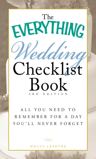 Everything Wedding Checklist Book