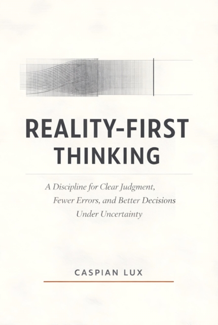 Reality-First Thinking: A Discipline for Clear Judgment, Fewer Errors, and Better Decisions Under Uncertainty