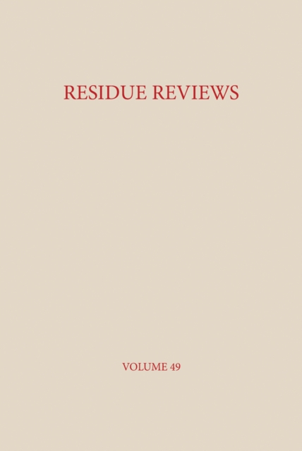Residue Reviews