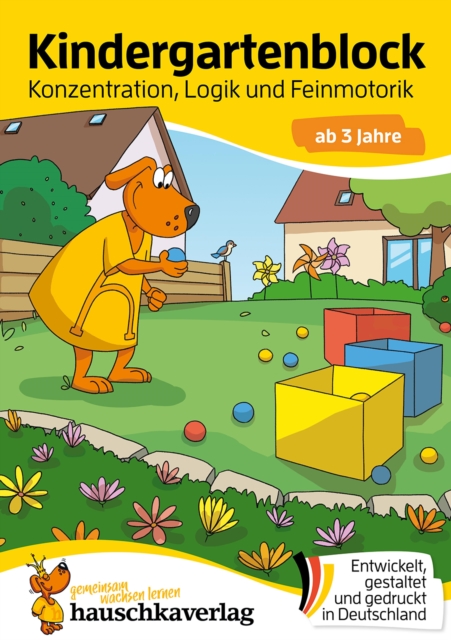 Kindergartenblock ab 3 Jahre – Konzentration, Logik, Feinmotorik