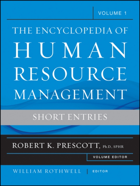 Encyclopedia of Human Resource Management, Volume 1