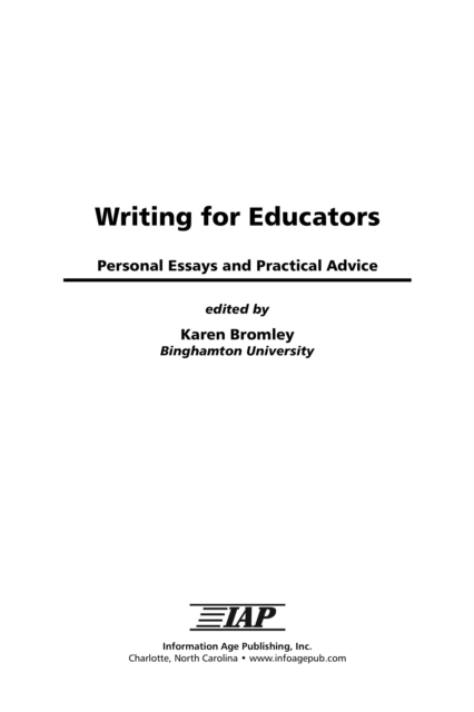 Writing for Educators