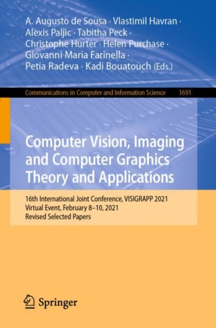 Computer Vision, Imaging and Computer Graphics Theory and Applications
