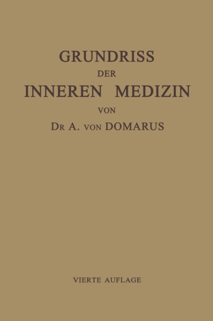 Grundriss der Inneren Medizin