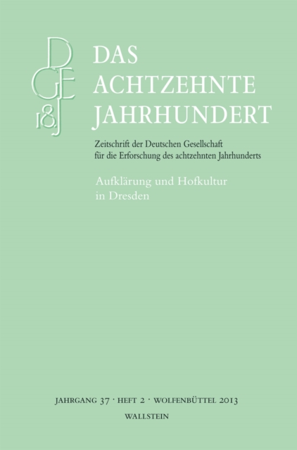 Aufklärung und Hofkultur in Dresden