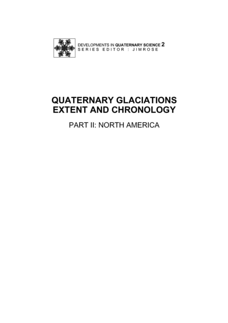 Quaternary Glaciations - Extent and Chronology
