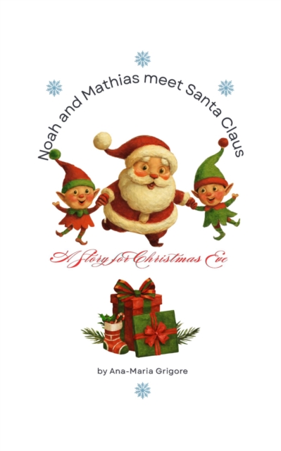 Noah and Mathias meet Santa Claus