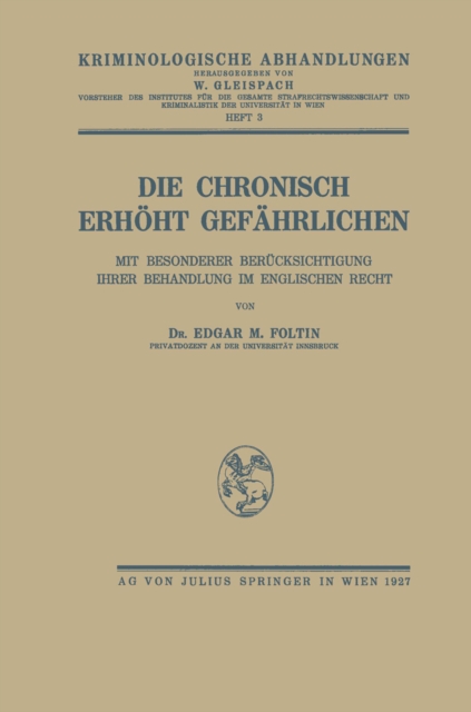 Die Chronisch Erhöht Gefährlichen