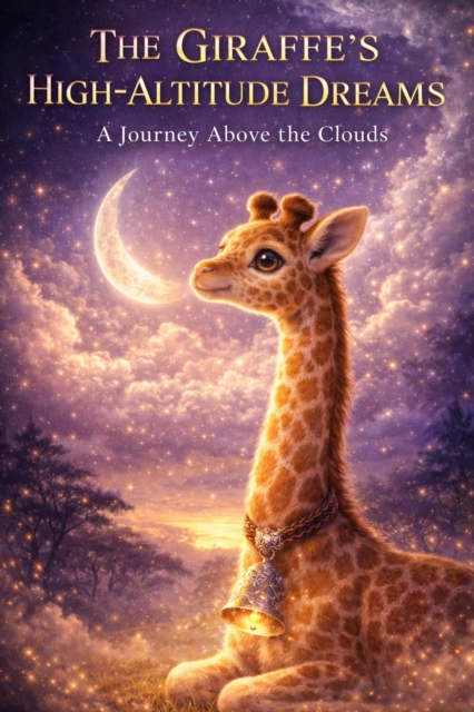 Giraffe's High-Altitude Dreams. A Journey Above the Clouds.