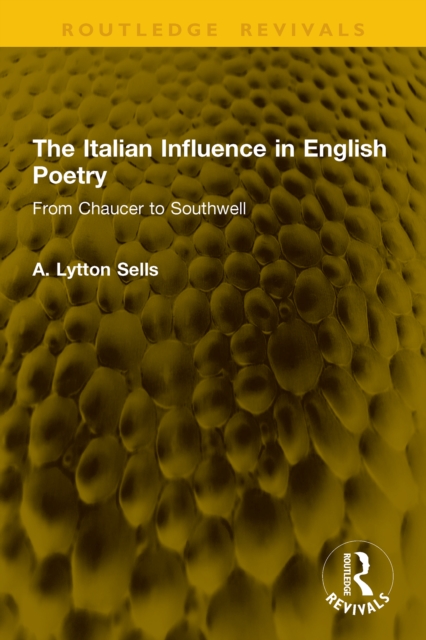 Italian Influence in English Poetry