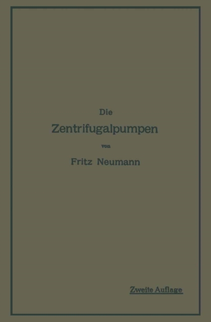 Die Zentrifugalpumpen