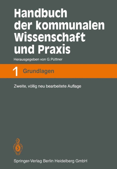 Handbuch der kommunalen Wissenschaft und Praxis