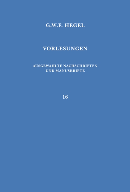 Vorlesungen über die Philosophie der Natur
