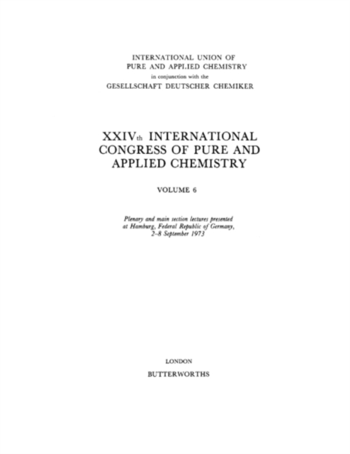 XXIVth International Congress of Pure and Applied Chemistry
