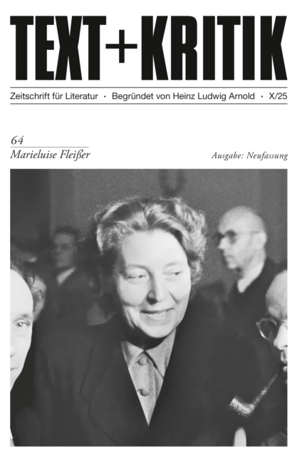TEXT + KRITIK 64 - Marieluise Fleier