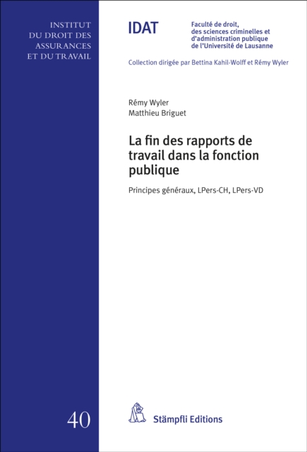 La fin des rapports de travail dans la fonction publique