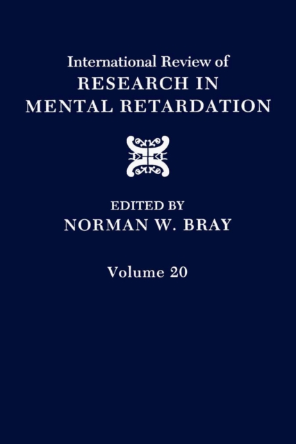 International Review of Research in Mental Retardation