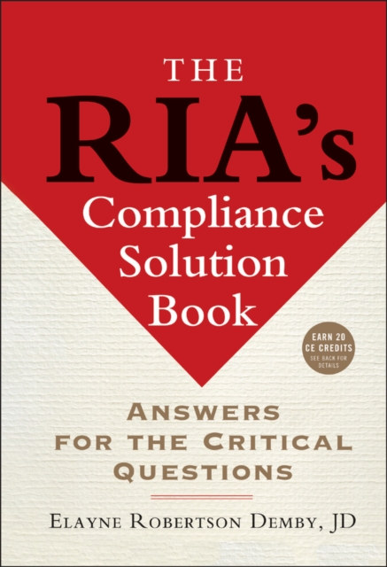 RIA's Compliance Solution Book