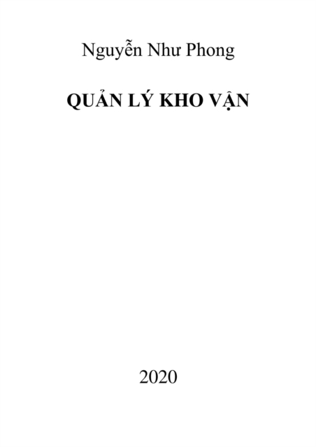Quan Ly Kho Van