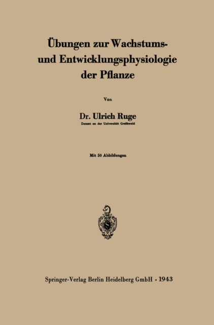 Übungen zur Wachstums- und Entwicklungsphysiologie der Pflanze