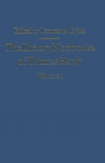 Literary Notebooks of Thomas Hardy