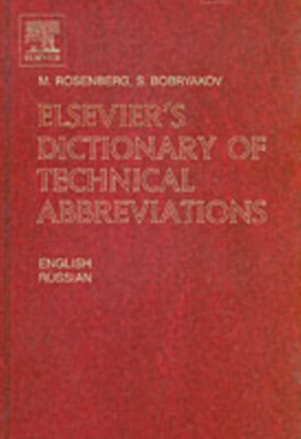 Elsevier's Dictionary of Technical Abbreviations