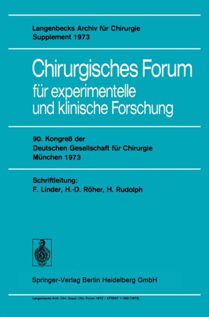 Chirurgisches Forum für experimentelle und klinische Forschung