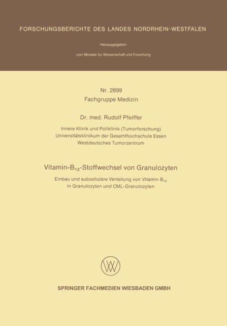 Vitamin-B12-Stoffwechsel von Granulozyten