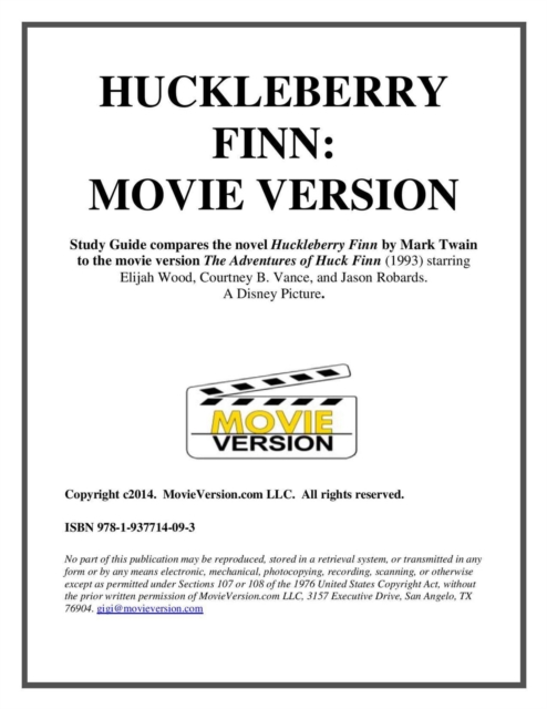 Study Guide to Huckleberry Finn: Movie Version