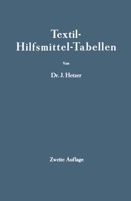 Textil-Hilfsmittel-Tabellen