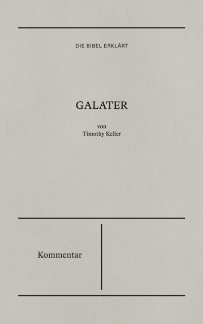 Galater - Kommentar