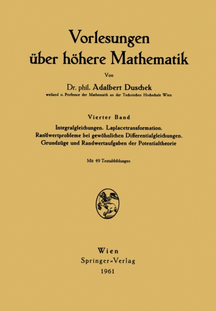 Vorlesungen über höhere Mathematik