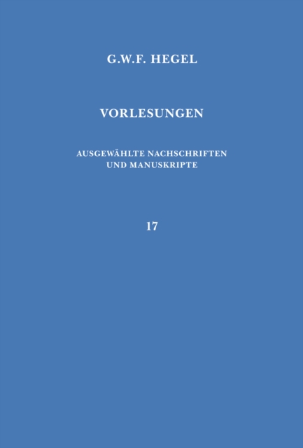 Vorlesungen über die Philosophie der Natur