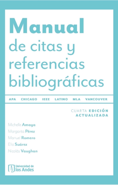 Manual de citas y referencias bibliográficas