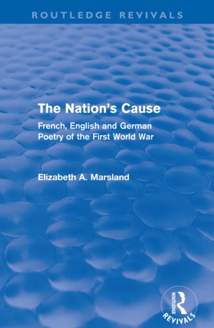 Nation's Cause (Routledge Revivals)