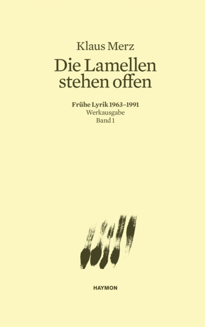 Die Lamellen stehen offen