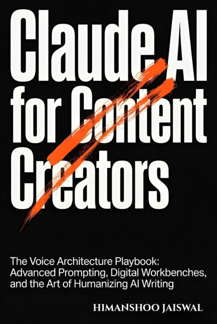 Claude AI for Content Creators: The Voice Architecture Playbook: Advanced Prompting, Digital Workbenches, and the Art of Humanizing AI Writing
